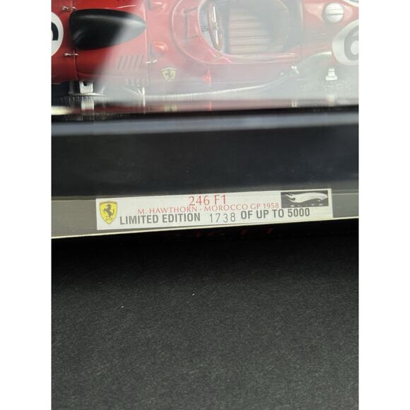 F1 Ferrari 246 M.Hawthorn World Champion 1958 1/43 Limited Edition #1738 of5000 - Picture 2 of 6